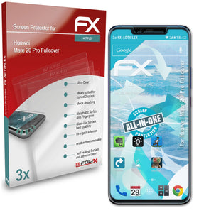 atFoliX FX-ActiFleX Displayschutzfolie für Huawei Mate 20 Pro (Fullcover)