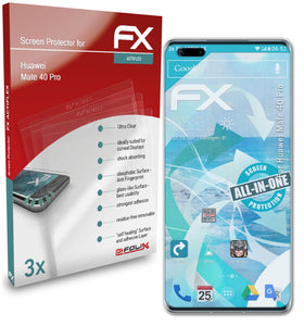 atFoliX FX-ActiFleX Displayschutzfolie für Huawei Mate 40 Pro