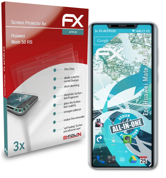 atFoliX FX-ActiFleX Displayschutzfolie für Huawei Mate 50 RS