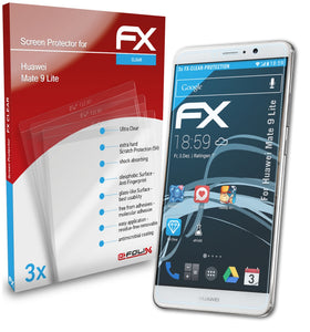 atFoliX FX-Clear Schutzfolie für Huawei Mate 9 Lite