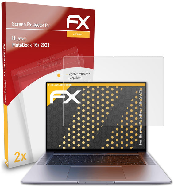 atFoliX FX-Antireflex Displayschutzfolie für Huawei MateBook 16s (2023)