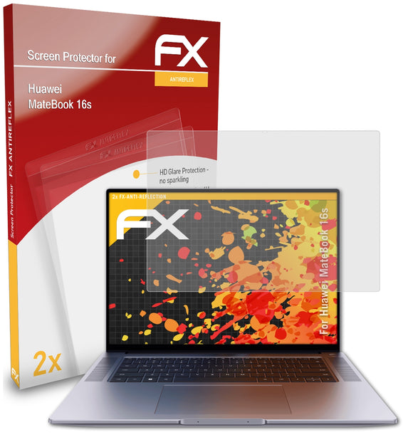 atFoliX FX-Antireflex Displayschutzfolie für Huawei MateBook 16s