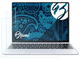 Schutzfolie Bruni kompatibel mit Huawei MateBook X 2020, glasklare (2X)