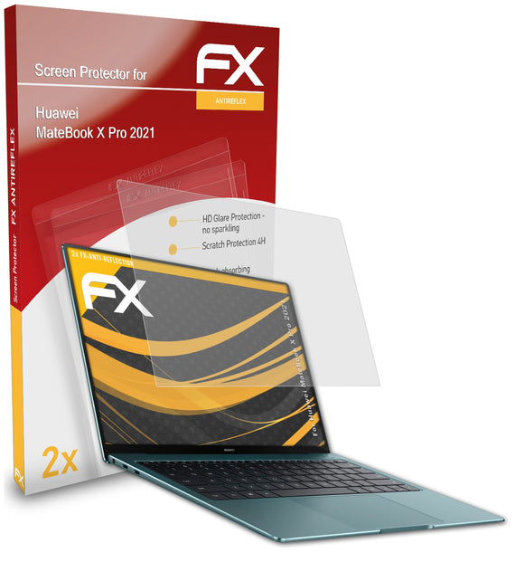 atFoliX FX-Antireflex Displayschutzfolie für Huawei MateBook X Pro (2021)