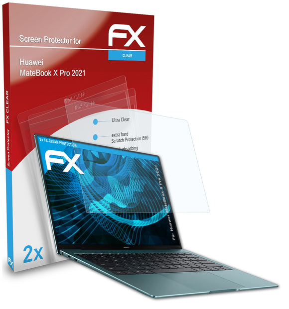 atFoliX FX-Clear Schutzfolie für Huawei MateBook X Pro (2021)