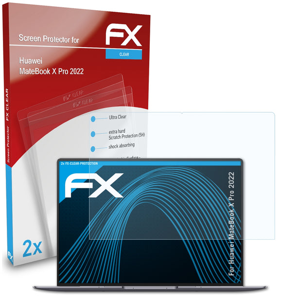 atFoliX FX-Clear Schutzfolie für Huawei MateBook X Pro (2022)