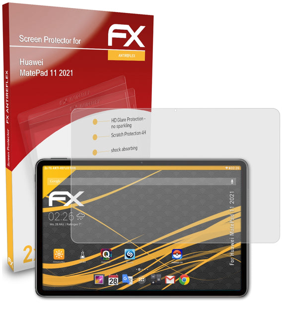 atFoliX FX-Antireflex Displayschutzfolie für Huawei MatePad 11 (2021)