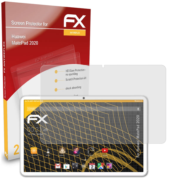 atFoliX FX-Antireflex Displayschutzfolie für Huawei MatePad (2020)