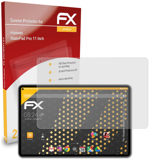 atFoliX FX-Antireflex Displayschutzfolie für Huawei MatePad Pro (11 Inch)