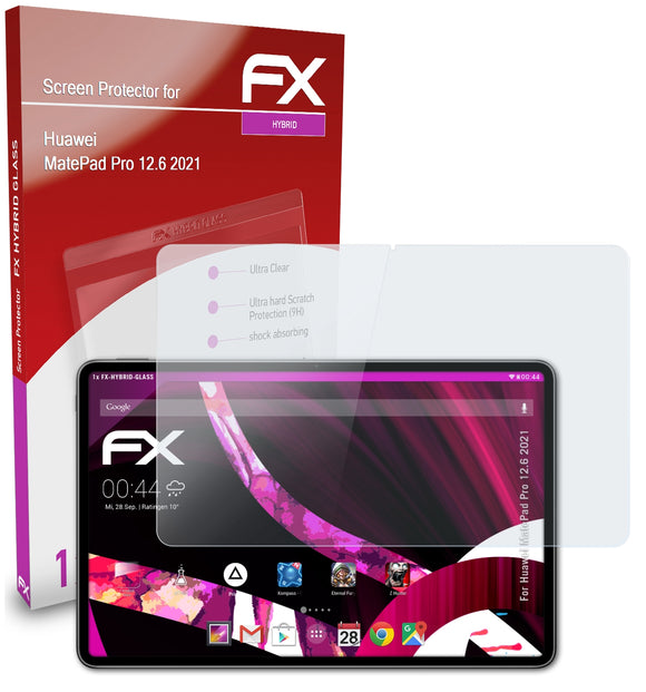 atFoliX FX-Hybrid-Glass Panzerglasfolie für Huawei MatePad Pro 12.6 (2021)