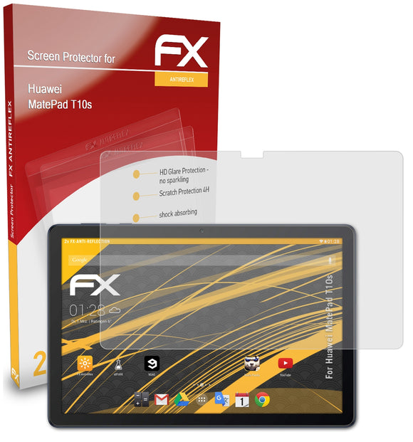 atFoliX FX-Antireflex Displayschutzfolie für Huawei MatePad T10s