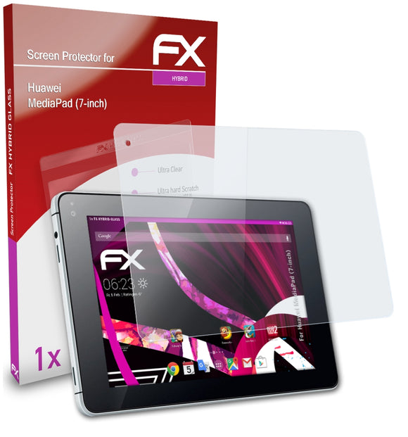 atFoliX FX-Hybrid-Glass Panzerglasfolie für Huawei MediaPad (7-inch)