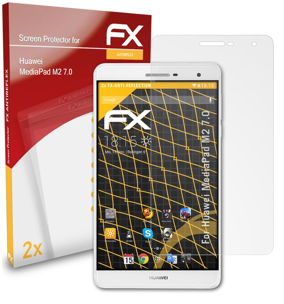 atFoliX FX-Antireflex Displayschutzfolie für Huawei MediaPad M2 7.0