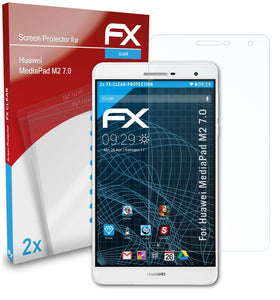 atFoliX FX-Clear Schutzfolie für Huawei MediaPad M2 7.0
