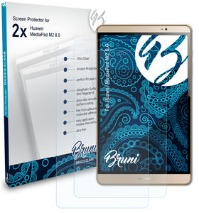 Bruni Basics-Clear Displayschutzfolie für Huawei MediaPad M2 8.0