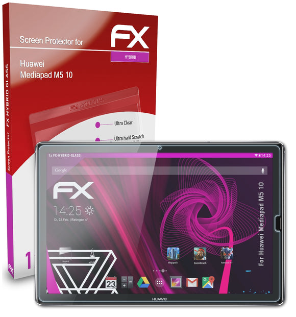 atFoliX FX-Hybrid-Glass Panzerglasfolie für Huawei Mediapad M5 10