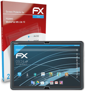 atFoliX FX-Clear Schutzfolie für Huawei MediaPad M5 Lite 10