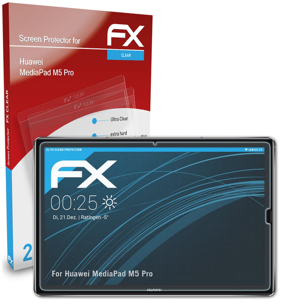 atFoliX FX-Clear Schutzfolie für Huawei MediaPad M5 Pro