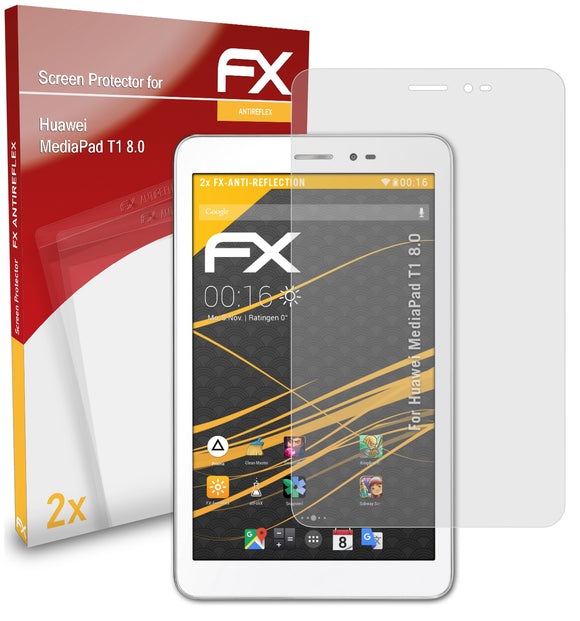 atFoliX FX-Antireflex Displayschutzfolie für Huawei MediaPad T1 8.0