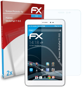 atFoliX FX-Clear Schutzfolie für Huawei MediaPad T1 8.0