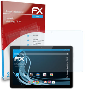 atFoliX FX-Clear Schutzfolie für Huawei MediaPad T5 10