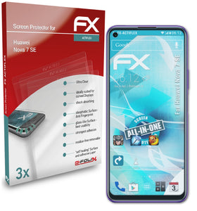 atFoliX FX-ActiFleX Displayschutzfolie für Huawei Nova 7 SE