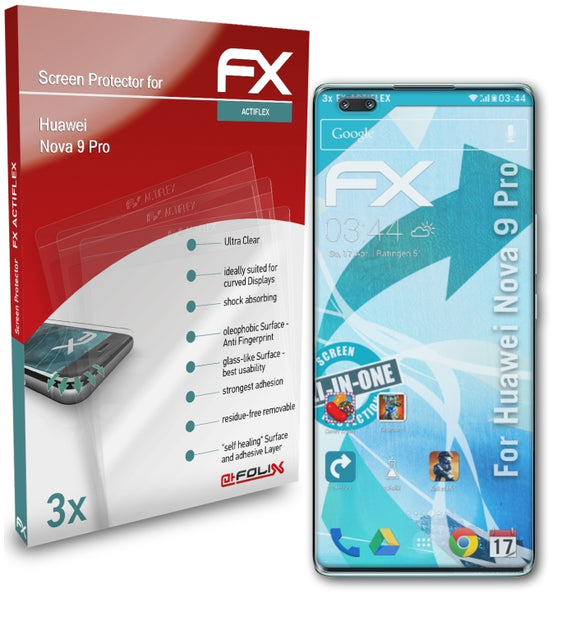 atFoliX FX-ActiFleX Displayschutzfolie für Huawei Nova 9 Pro