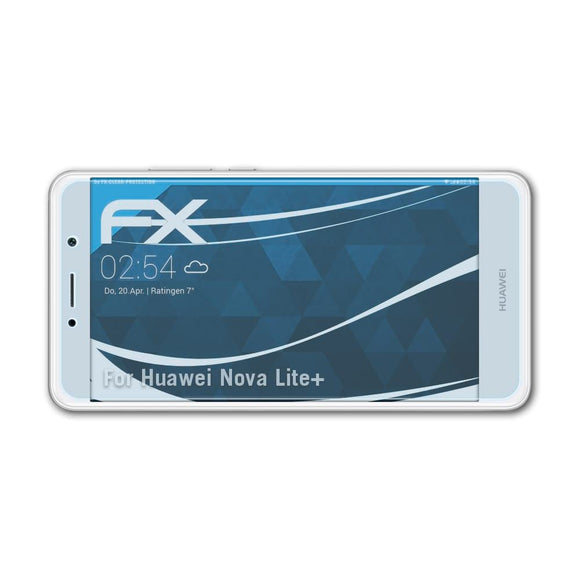 atFoliX FX-Clear Schutzfolie für Huawei Nova Lite+