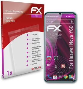 atFoliX FX-Hybrid-Glass Panzerglasfolie für Huawei Nova Y60