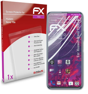 atFoliX FX-Hybrid-Glass Panzerglasfolie für Huawei Nova Y9a