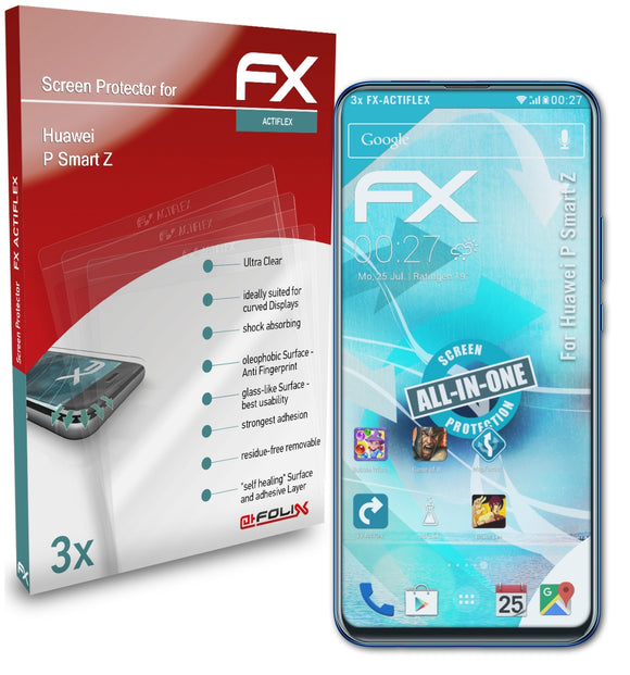 atFoliX FX-ActiFleX Displayschutzfolie für Huawei P Smart Z