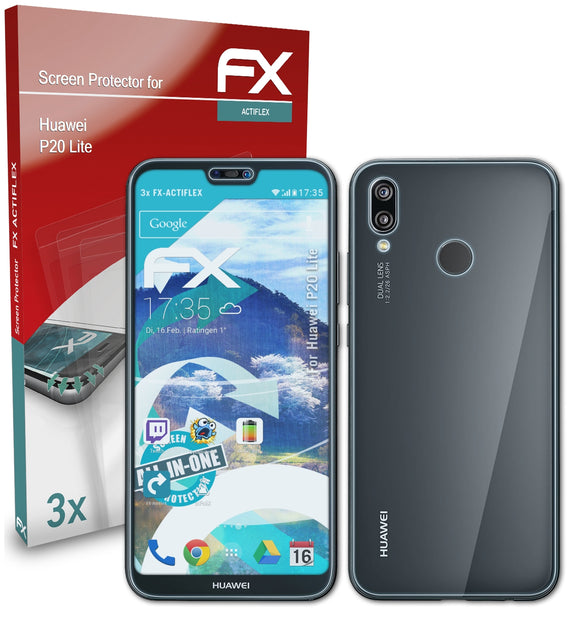 atFoliX FX-ActiFleX Displayschutzfolie für Huawei P20 Lite