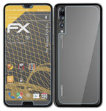 Panzerfolie atFoliX kompatibel mit Huawei P20 Pro, entspiegelnde und stoßdämpfende FX (3er Set)