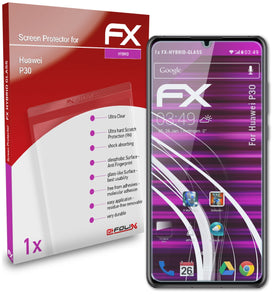 atFoliX FX-Hybrid-Glass Panzerglasfolie für Huawei P30