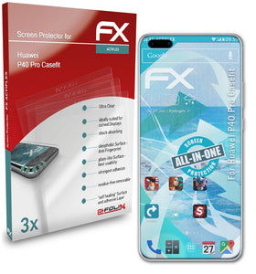 atFoliX FX-ActiFleX Displayschutzfolie für Huawei P40 Pro (Casefit)