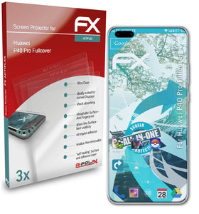 atFoliX FX-ActiFleX Displayschutzfolie für Huawei P40 Pro (Fullcover)