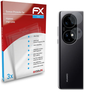 atFoliX FX-Clear Schutzfolie für Huawei P50 Lens