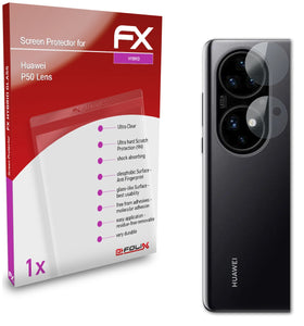 atFoliX FX-Hybrid-Glass Panzerglasfolie für Huawei P50 Lens