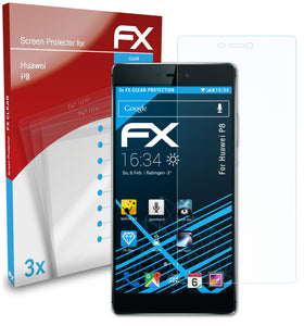 atFoliX FX-Clear Schutzfolie für Huawei P8