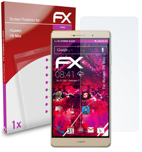 atFoliX FX-Hybrid-Glass Panzerglasfolie für Huawei P8 Max