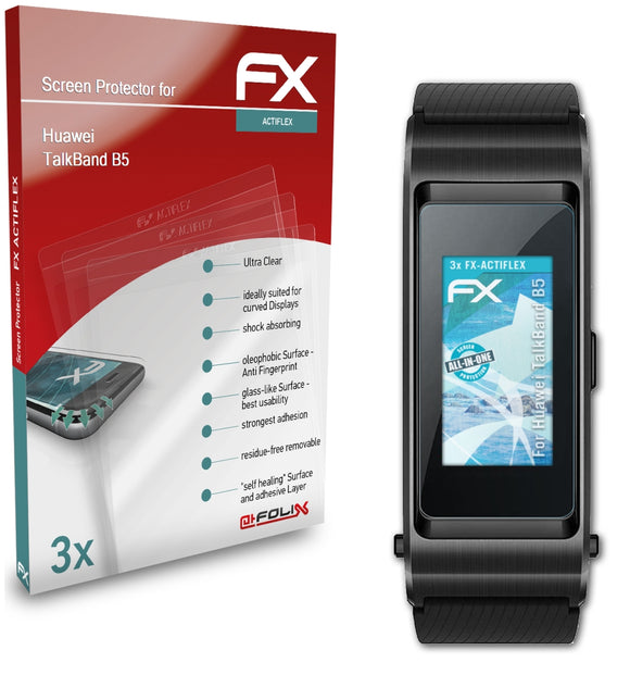 atFoliX FX-ActiFleX Displayschutzfolie für Huawei TalkBand B5