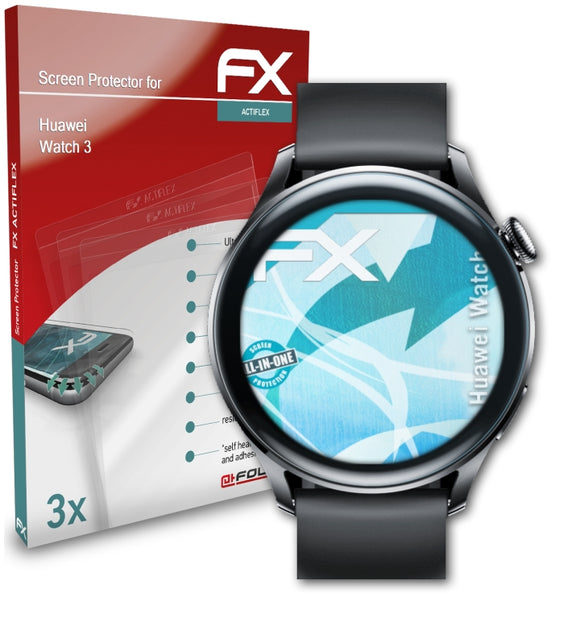 atFoliX FX-ActiFleX Displayschutzfolie für Huawei Watch 3