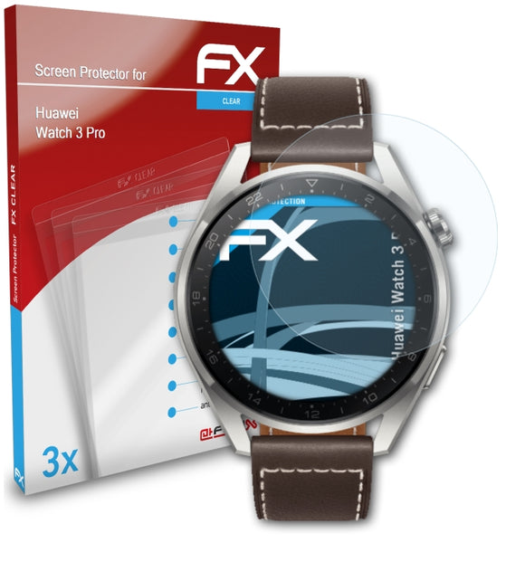 atFoliX FX-Clear Schutzfolie für Huawei Watch 3 Pro