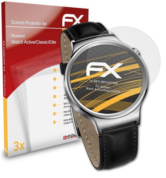 atFoliX FX-Antireflex Displayschutzfolie für Huawei Watch Active/Classic/Elite