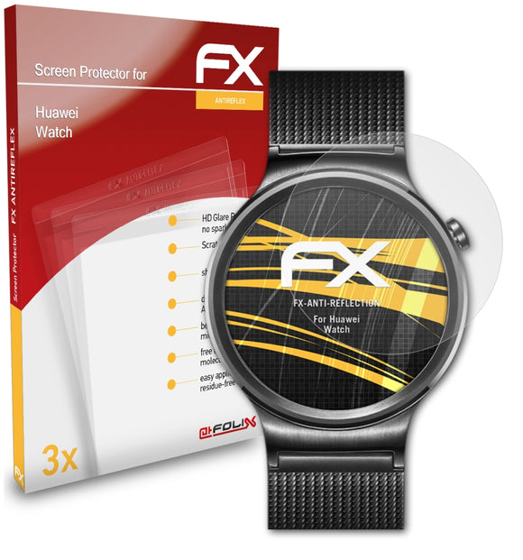 atFoliX FX-Antireflex Displayschutzfolie für Huawei Watch