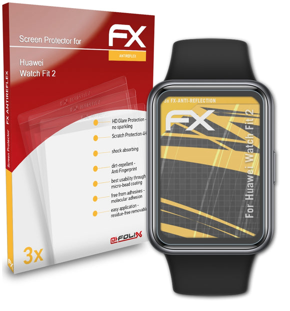 atFoliX FX-Antireflex Displayschutzfolie für Huawei Watch Fit 2