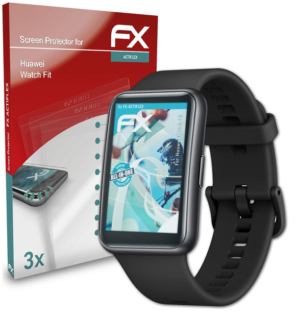 atFoliX FX-ActiFleX Displayschutzfolie für Huawei Watch Fit