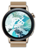 Schutzfolie atFoliX passend für Huawei Watch GT 3 42mm, ultraklare und flexible FX (3X)