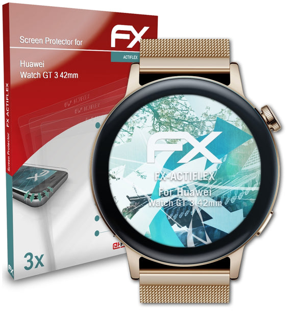 atFoliX FX-ActiFleX Displayschutzfolie für Huawei Watch GT 3 (42mm)