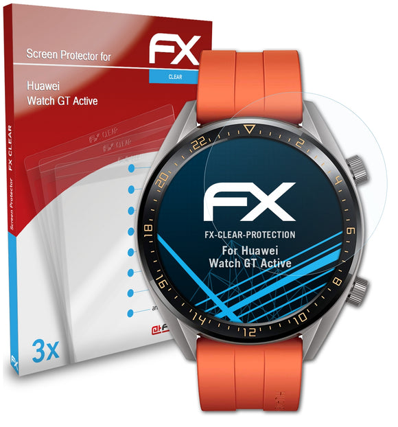 atFoliX FX-Clear Schutzfolie für Huawei Watch GT Active